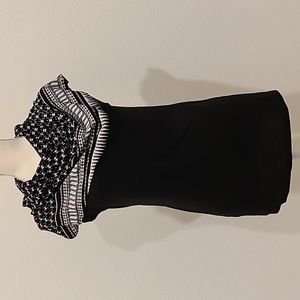 Sleeveless black shirt